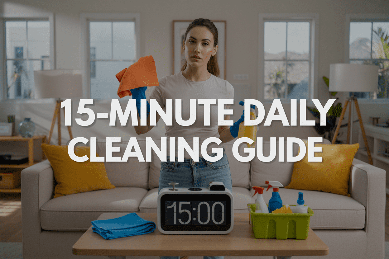 The Ultimate Guide to Daily Cleaning in 15 Minutes